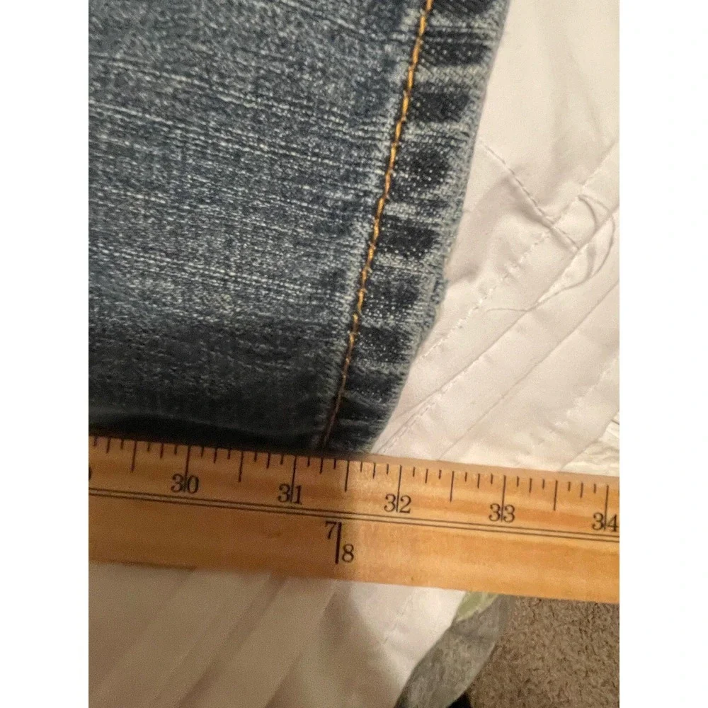 Levi's Jeans 505 Mens 36X32 Blue Denim Pants Mid Rise Regular Straight Fast Ship